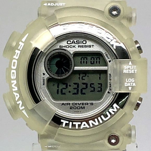 G-SHOCK CASIO Watch DW-8201WC-7T FROGMAN WCCS Frogman White Skeleton Titanium...